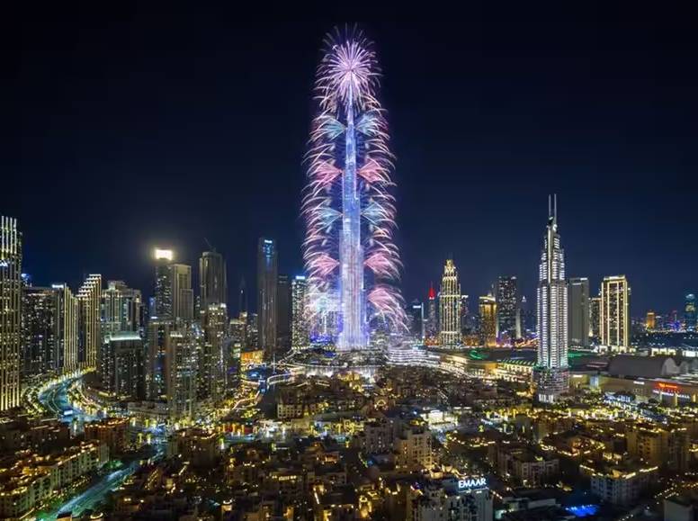 Silvester im Burj Park