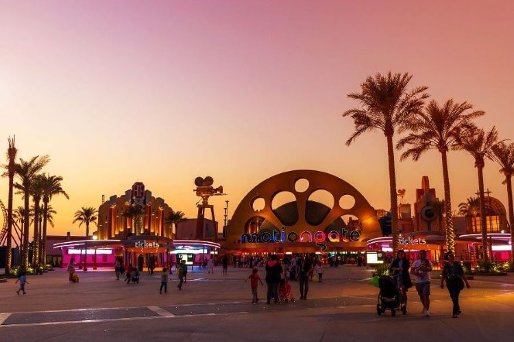 أسعار الدخول في موشنجيت في دبي باركس اند ريزورتس