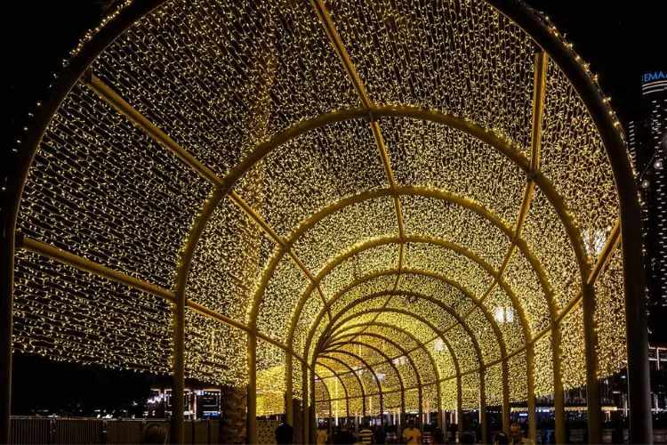 موقع برج بارك دبي 