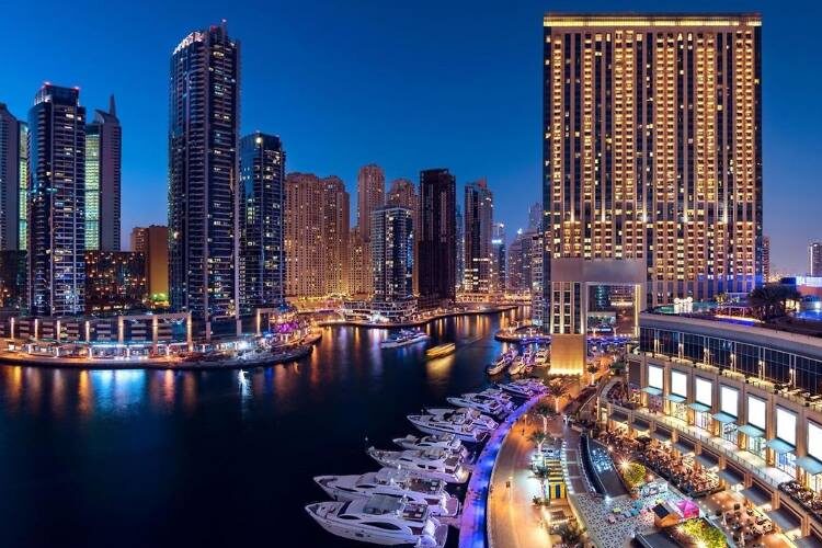 فندق العنوان مارينا دبي من افضل فنادق للاطفال