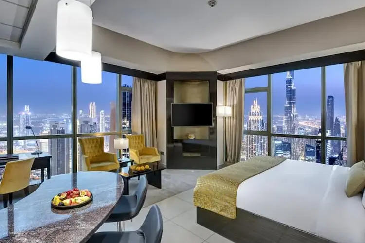 الغرف والاجنحه في فندق جيفورا