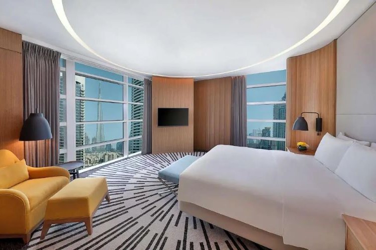 غرف فندق دبل تري باي هيلتون دبي