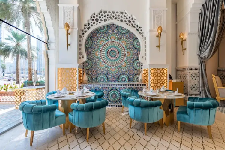 مطعم باب المنصور مطاعم مغربيه في دبي